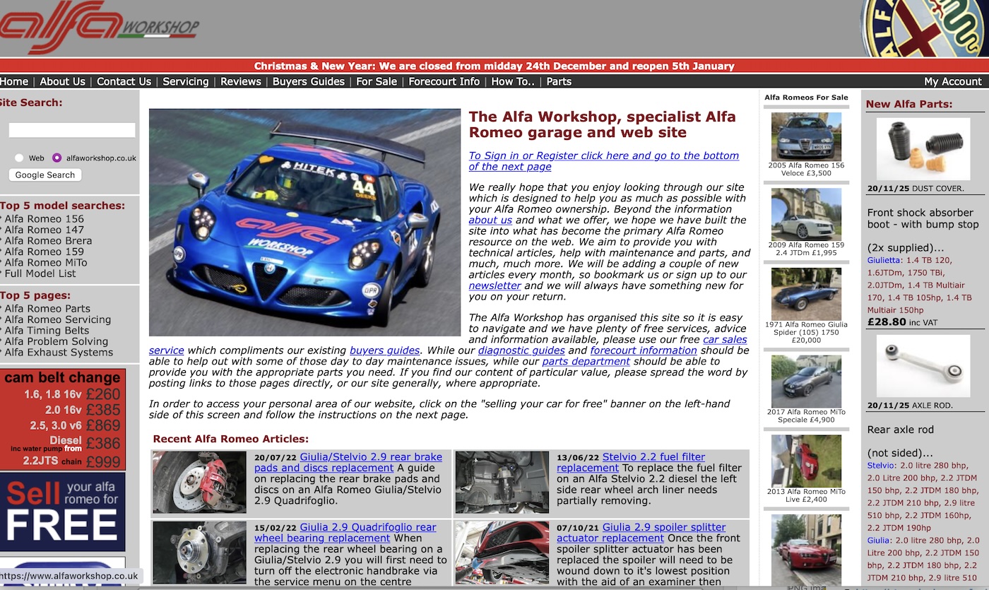 Alfaworkshop web